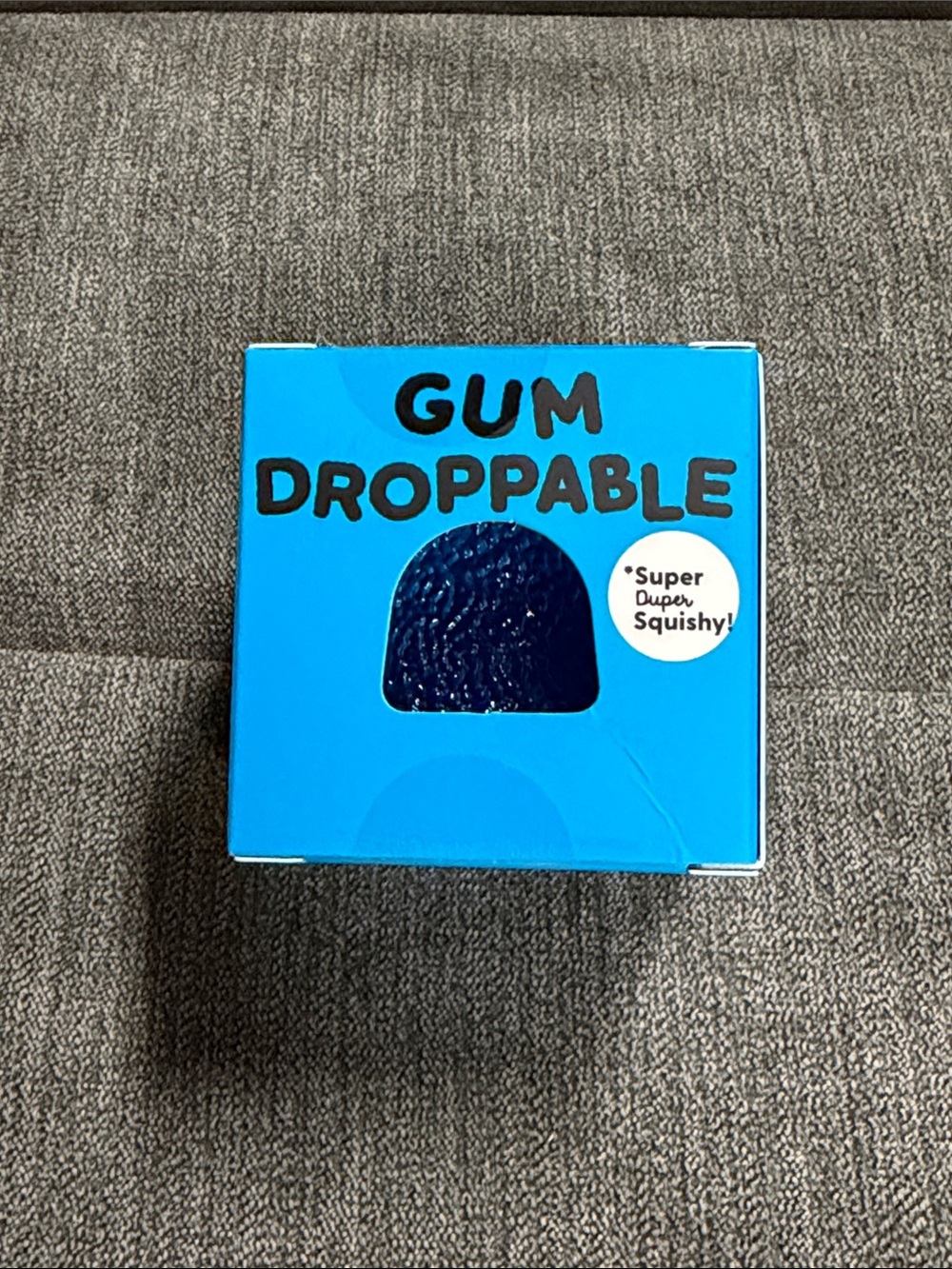 J’Adore Gum Droppable Blue Squishy Toy